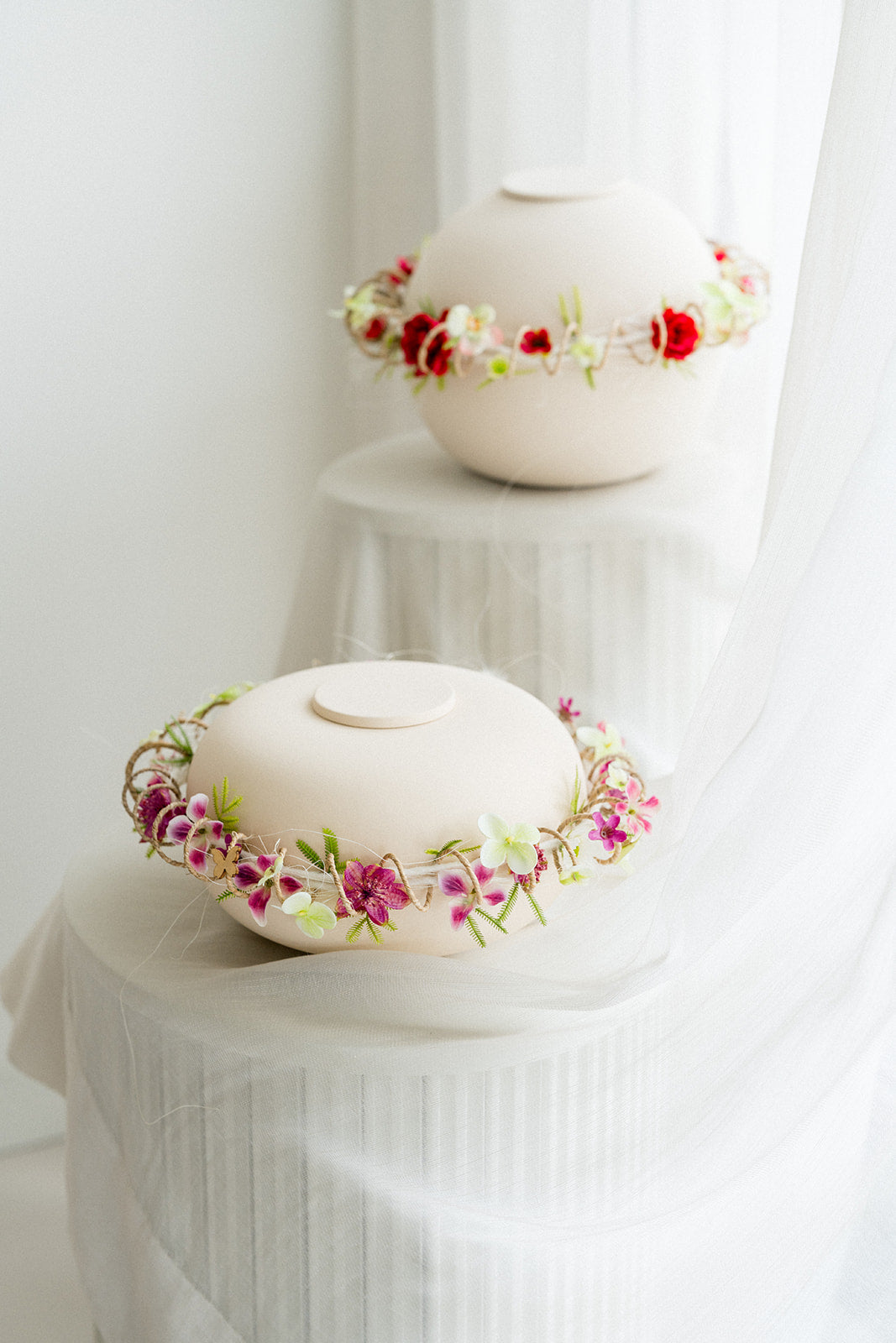 OmarmRing maatwerk herdenkingsurn – persoonlijk afgestemd op kleur en wens